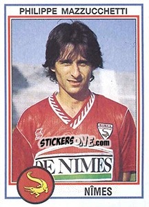 Cromo Philippe Mazzucchetti - FOOT 1992-1993 - Panini