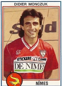 Figurina Didier Monczuk - FOOT 1992-1993 - Panini