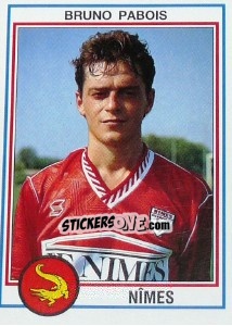 Cromo Bruno Pabois - FOOT 1992-1993 - Panini