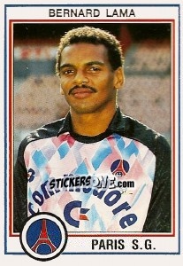 Sticker Bernard Lama - FOOT 1992-1993 - Panini