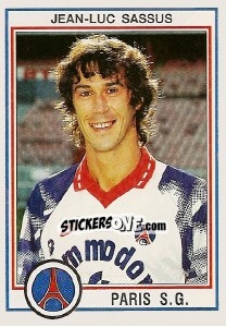 Cromo Jean-Luc Sassus - FOOT 1992-1993 n. 185 - Panini