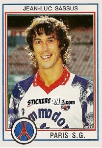 Sticker Jean-Luc Sassus - FOOT 1992-1993 - Panini