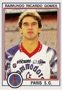 Sticker Raimundo Ricardo Gomes - FOOT 1992-1993 n. 187 - Panini