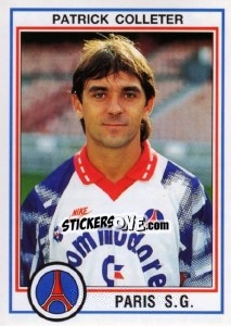 Sticker Patrick Colleter - FOOT 1992-1993 - Panini