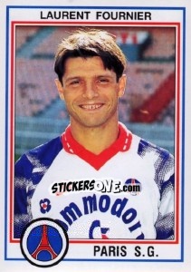 Sticker Laurent Fournier - FOOT 1992-1993 n. 189 - Panini