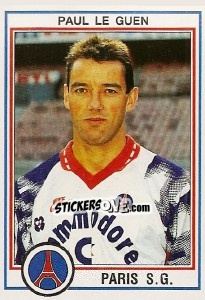 Cromo Paul Le Guen - FOOT 1992-1993 n. 190 - Panini