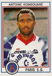 Sticker Antoine Kombouare - FOOT 1992-1993 n. 195 - Panini