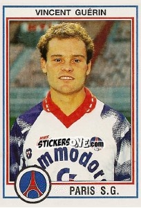 Sticker Vincent Guerin - FOOT 1992-1993 n. 196 - Panini