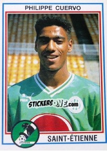 Sticker Philippe Cuervo - FOOT 1992-1993 n. 198 - Panini