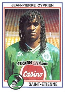 Cromo Jean-Pierre Cyprien - FOOT 1992-1993 - Panini