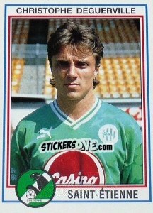 Sticker Christophe Deguerville - FOOT 1992-1993 n. 201 - Panini