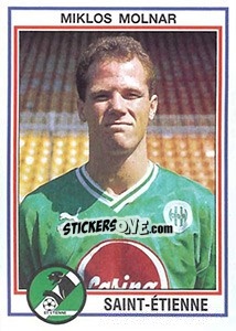 Sticker Miklos Molnar - FOOT 1992-1993 n. 206 - Panini