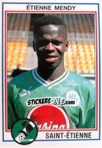 Figurina Etienne Mendy - FOOT 1992-1993 - Panini