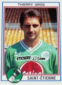 Cromo Thierry Gros - FOOT 1992-1993 - Panini