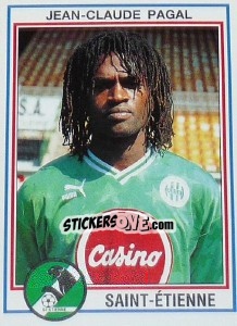 Cromo Jean-Claude Pagal - FOOT 1992-1993 n. 209 - Panini