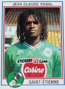 Sticker Jean-Claude Pagal - FOOT 1992-1993 - Panini