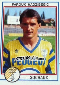 Cromo Farouk Hadzibegic - FOOT 1992-1993 - Panini