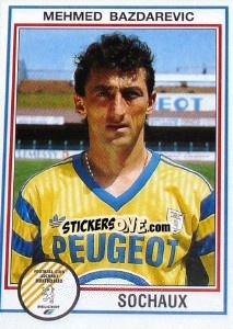 Sticker Mehmed Bazdarevic - FOOT 1992-1993 n. 220 - Panini