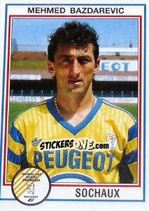 Cromo Mehmed Bazdarevic - FOOT 1992-1993 - Panini