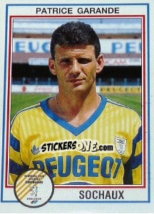 Cromo Patrice Garande - FOOT 1992-1993 n. 224 - Panini