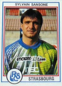 Cromo Stylvain Sansone - FOOT 1992-1993 - Panini