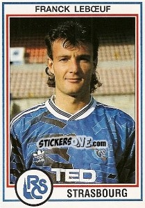 Sticker Frank Leboeuf - FOOT 1992-1993 - Panini