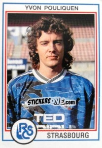 Sticker Yvon Pouliquen - FOOT 1992-1993 - Panini