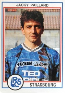 Sticker Jacky Paillard - FOOT 1992-1993 n. 237 - Panini