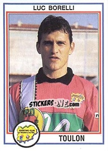 Cromo Luc Borelli - FOOT 1992-1993 - Panini