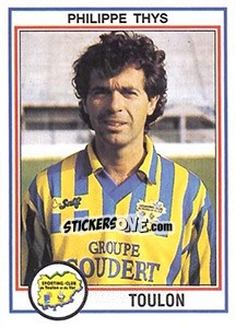 Sticker Philippe Thys - FOOT 1992-1993 n. 241 - Panini