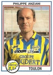 Sticker Philippe Anziani - FOOT 1992-1993 - Panini