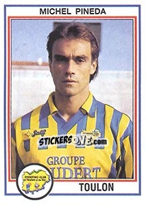 Figurina Michel Pineda - FOOT 1992-1993 - Panini