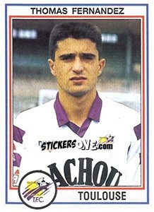 Sticker Thomas Fernandez - FOOT 1992-1993 - Panini