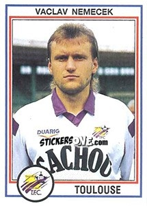 Sticker Vaclav Nemecek - FOOT 1992-1993 - Panini