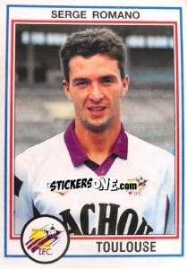 Sticker Serge Romano - FOOT 1992-1993 - Panini