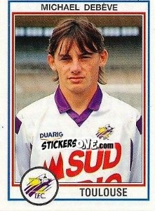 Figurina Michael Debeve - FOOT 1992-1993 n. 262 - Panini