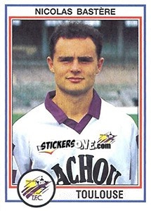 Sticker Nicolas Bastere - FOOT 1992-1993 - Panini