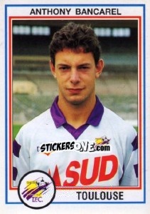 Sticker Anthony Bancarel - FOOT 1992-1993 n. 265 - Panini