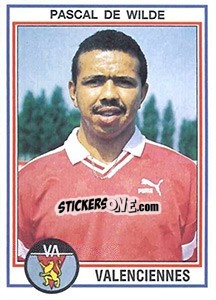 Sticker Pascal De Wilde - FOOT 1992-1993 - Panini