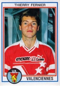 Figurina Thierry Fernier - FOOT 1992-1993 n. 275 - Panini
