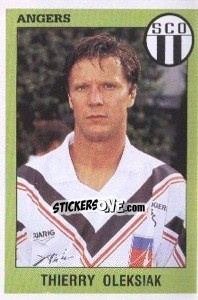 Figurina Thierry Oleksiak - FOOT 1993-1994 n. 6 - Panini