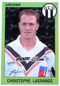 Sticker Christophe Lagrange - FOOT 1993-1994 - Panini