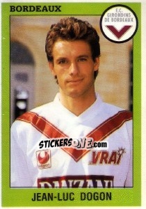 Sticker Jean-Luc Dogon - FOOT 1993-1994 - Panini