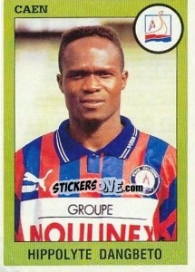 Figurina Hippolyte Dangbetto - FOOT 1993-1994 - Panini