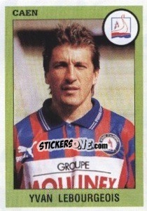 Sticker Yvan Lebourgeois - FOOT 1993-1994 - Panini