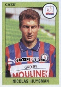 Sticker Nicolas Huysman - FOOT 1993-1994 n. 47 - Panini