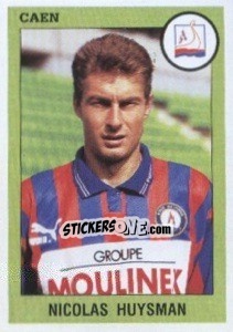 Figurina Nicolas Huysman - FOOT 1993-1994 - Panini