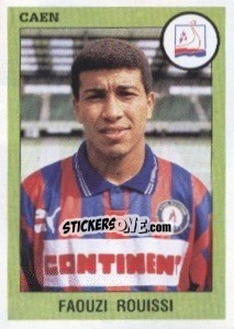 Sticker Faouzi Rouissi - FOOT 1993-1994 n. 51 - Panini
