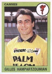 Cromo Gilles Hampartzoumain - FOOT 1993-1994 - Panini