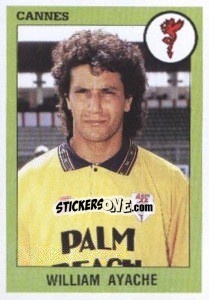 Sticker William Ayache - FOOT 1993-1994 n. 64 - Panini